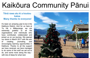 Christmas Newsletter