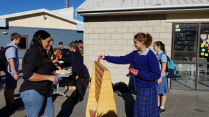 Community Development - Kim Whitwell, versus Youth Council member Petra Jellyman in Connect 4