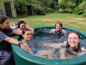 Chillin in Sarah's Hot-tub